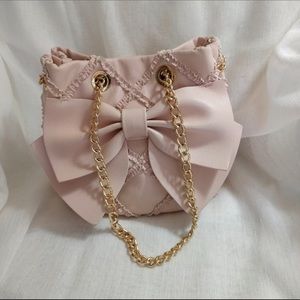Betsy Johnson bow & ruffle bag